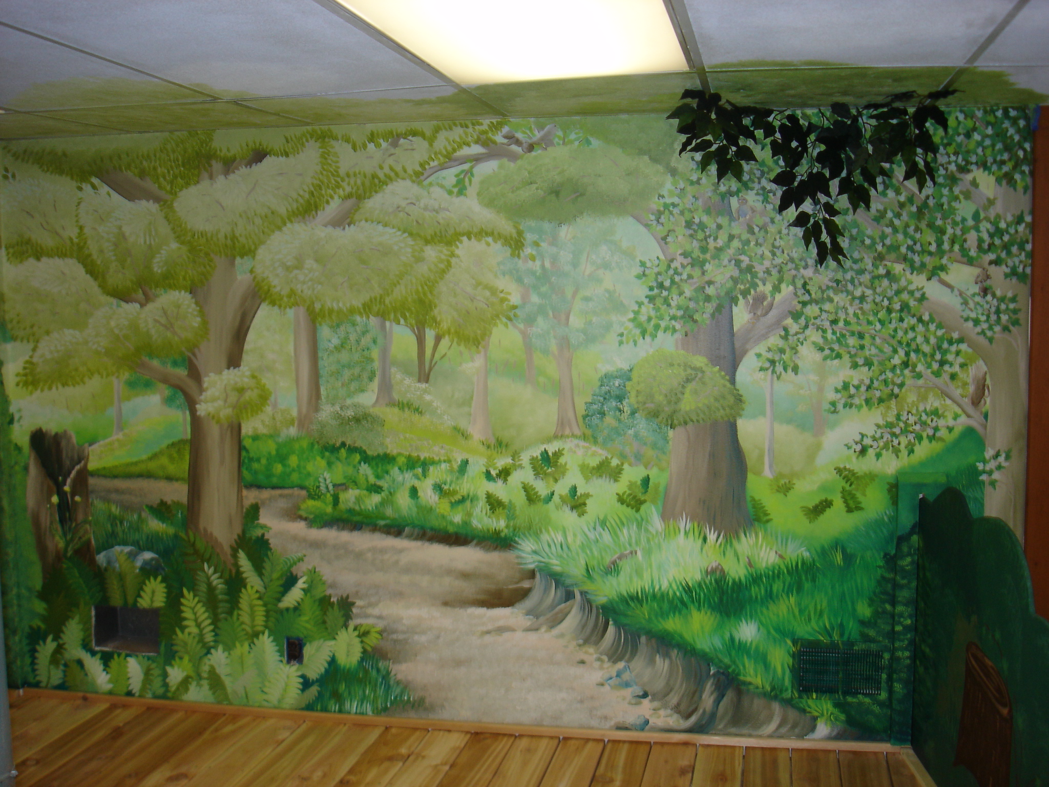 Painting By Jag Mural for Stage